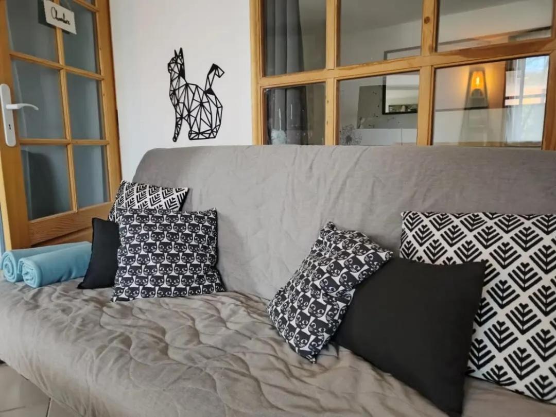 Le Nid Du Chat Noir - Maison Alveole Bed And Books Sciez Exterior foto